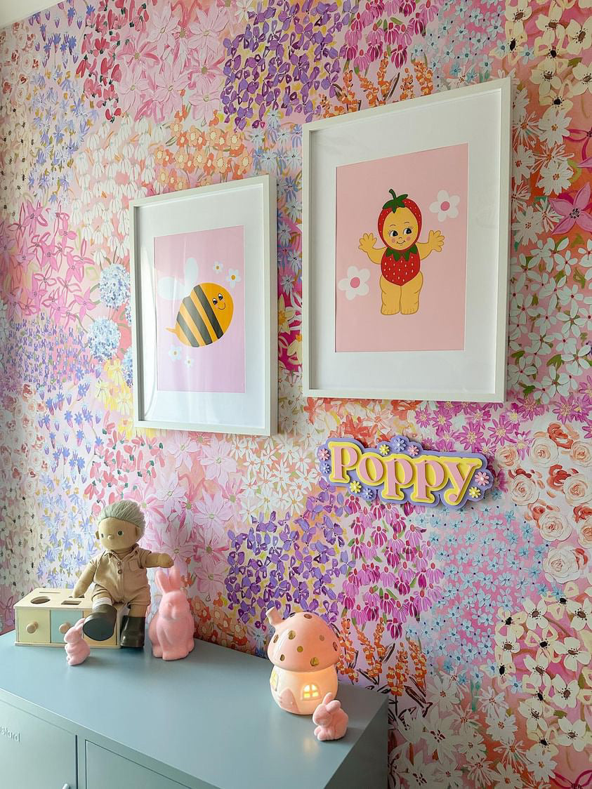 Strawberry baby poster