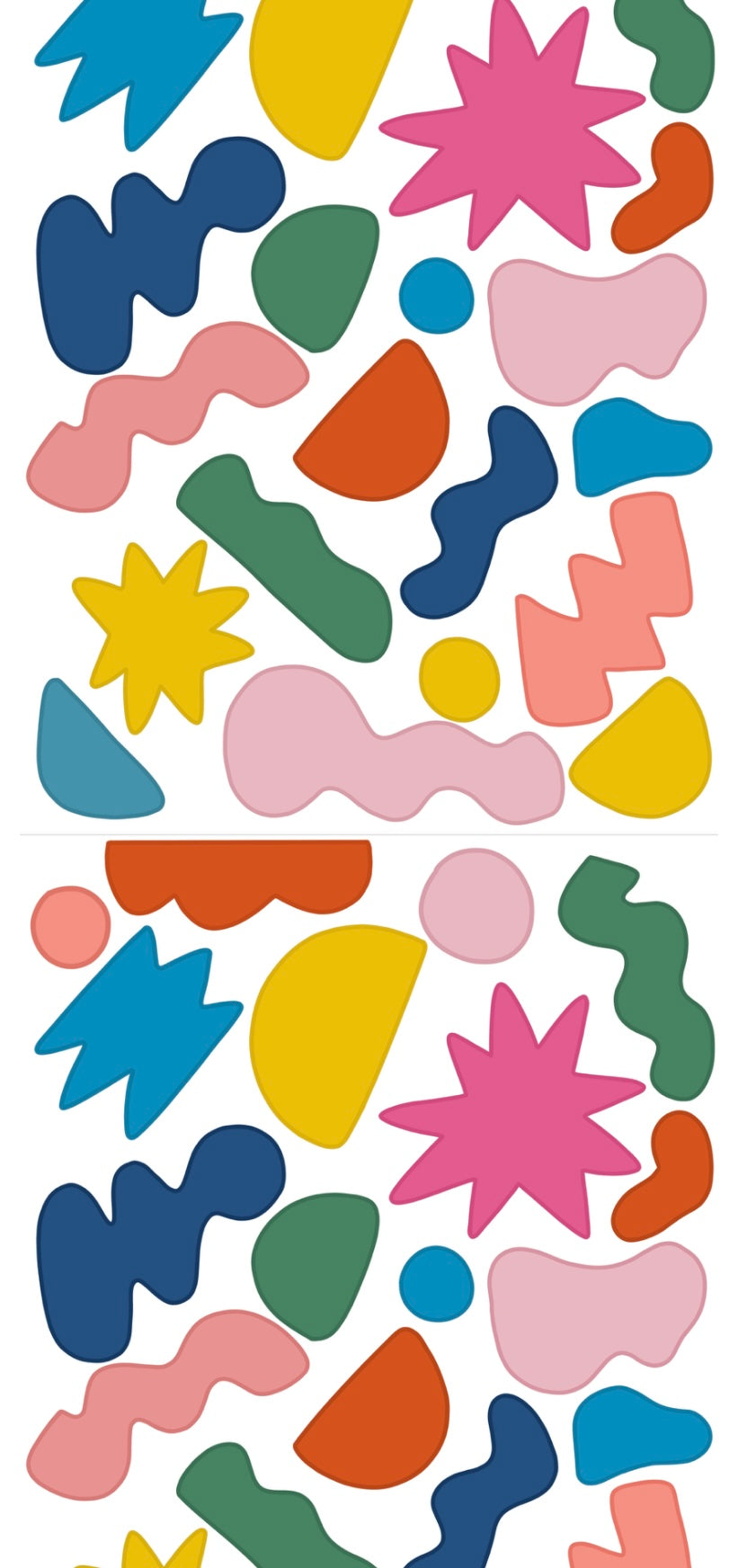 Abstract shape decals