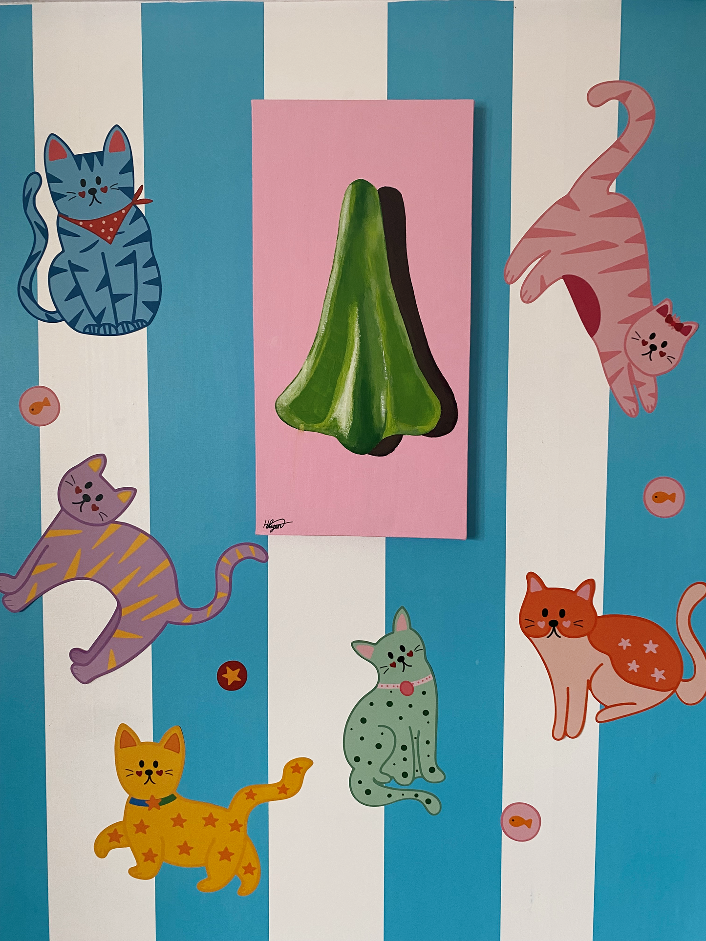 Colourful Cats Decals