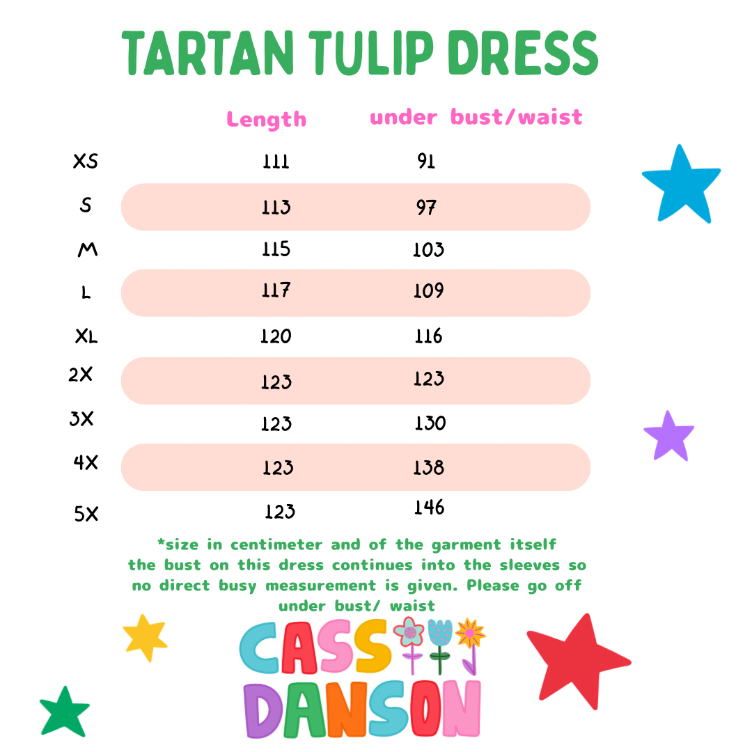 Tartan Tulip Dress
