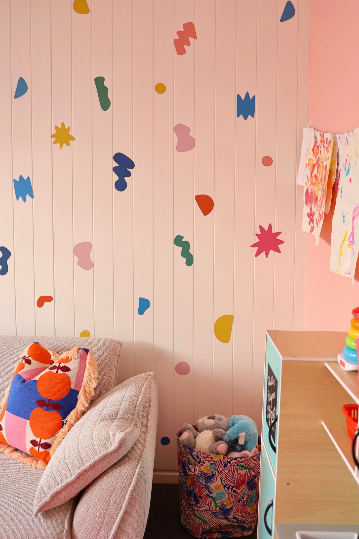 Abstract shape decals