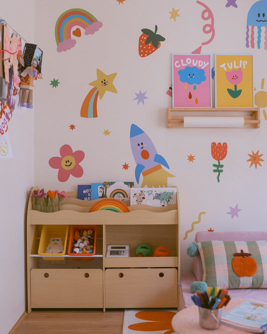Sticker book decals