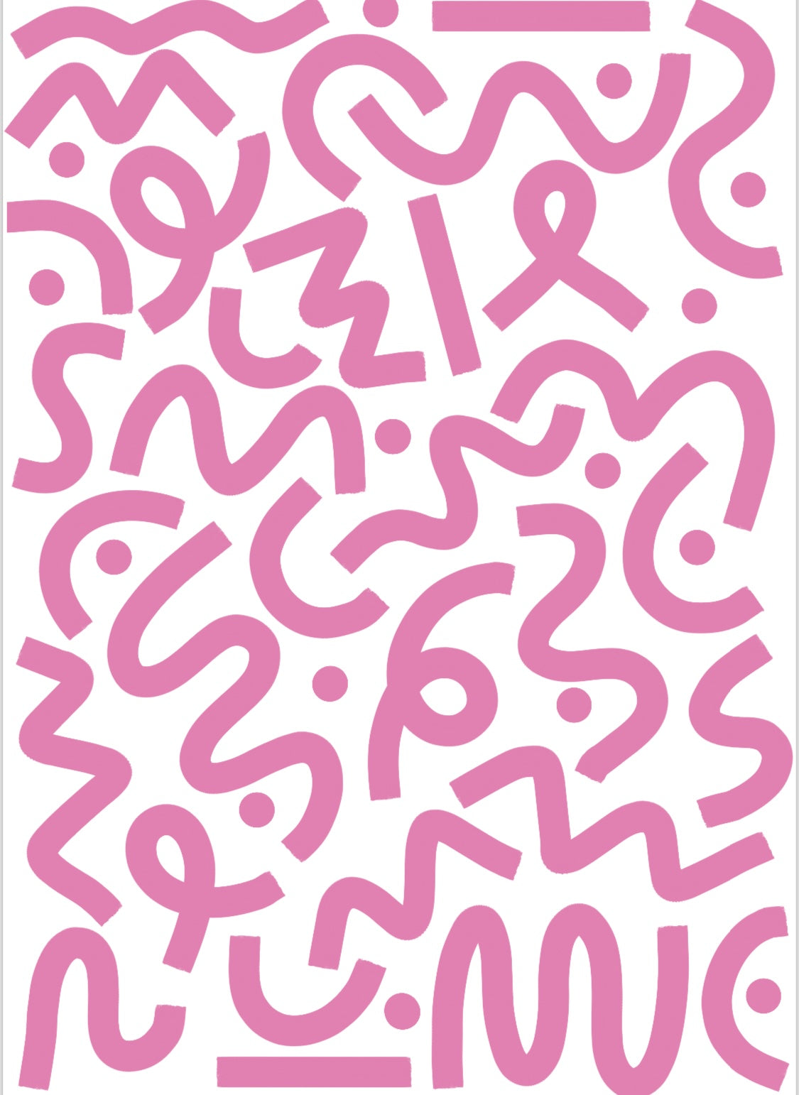 squiggle decals (pink or blue)