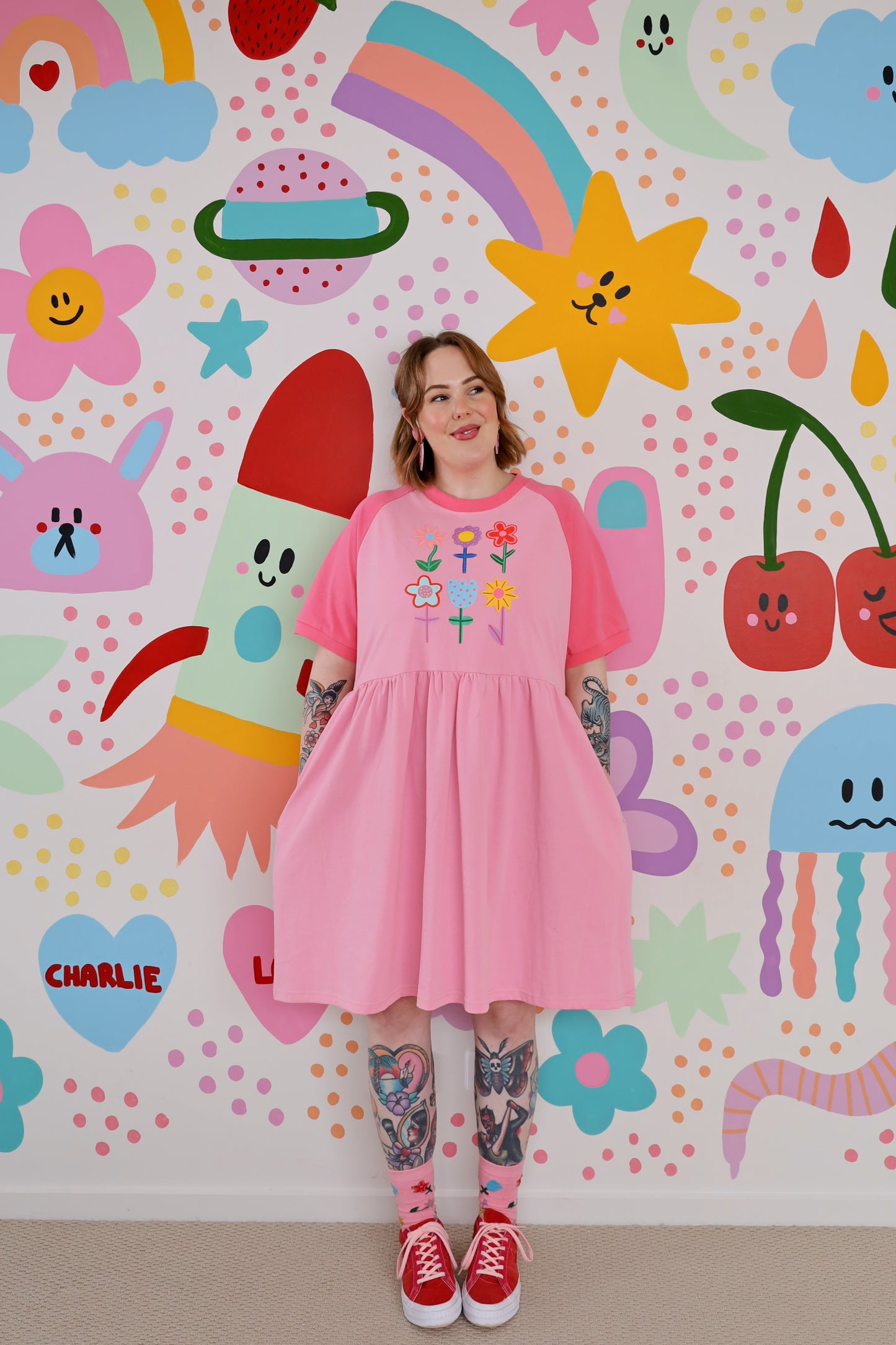 Cottage garden raglan dress (RESTOCKING SOON)