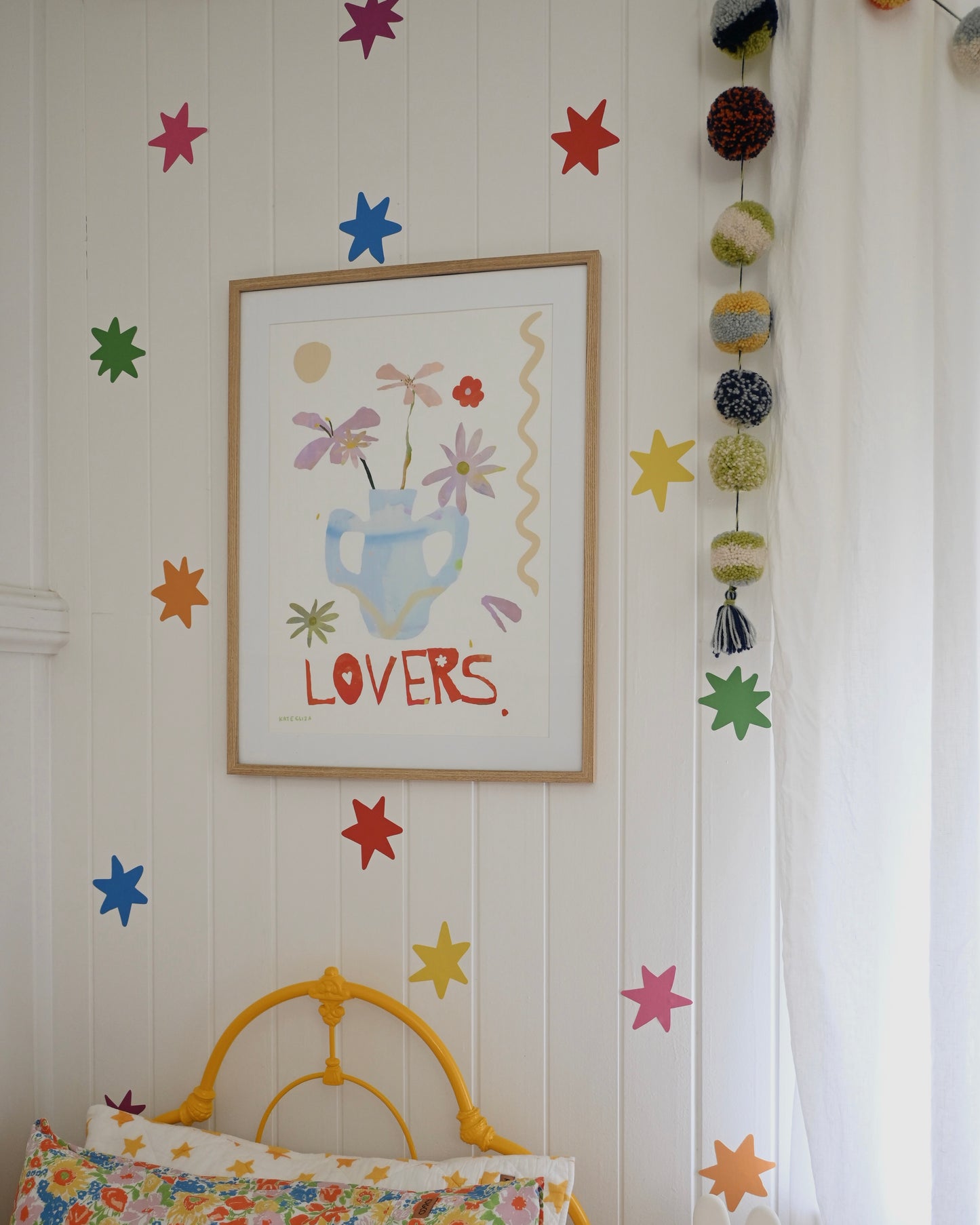Rainbow star Decals