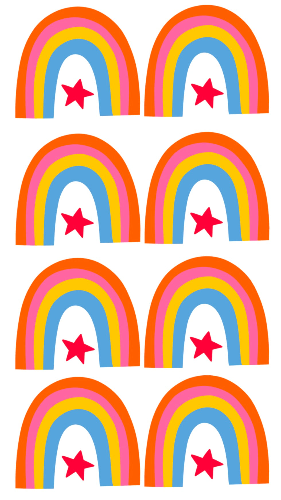 Rainbow Decals