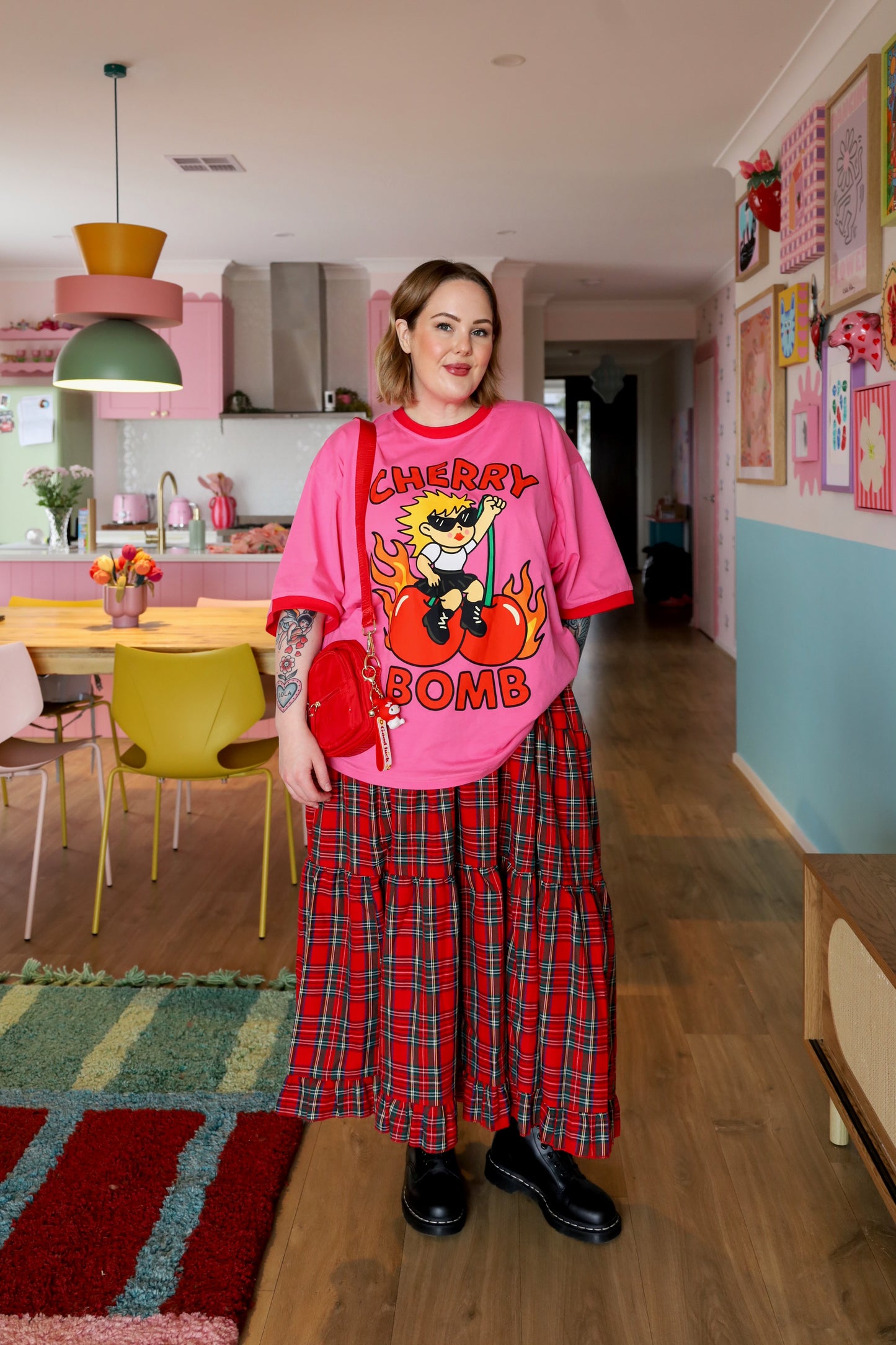 Cherry bomb tee🍒 (ALMOST GONE)