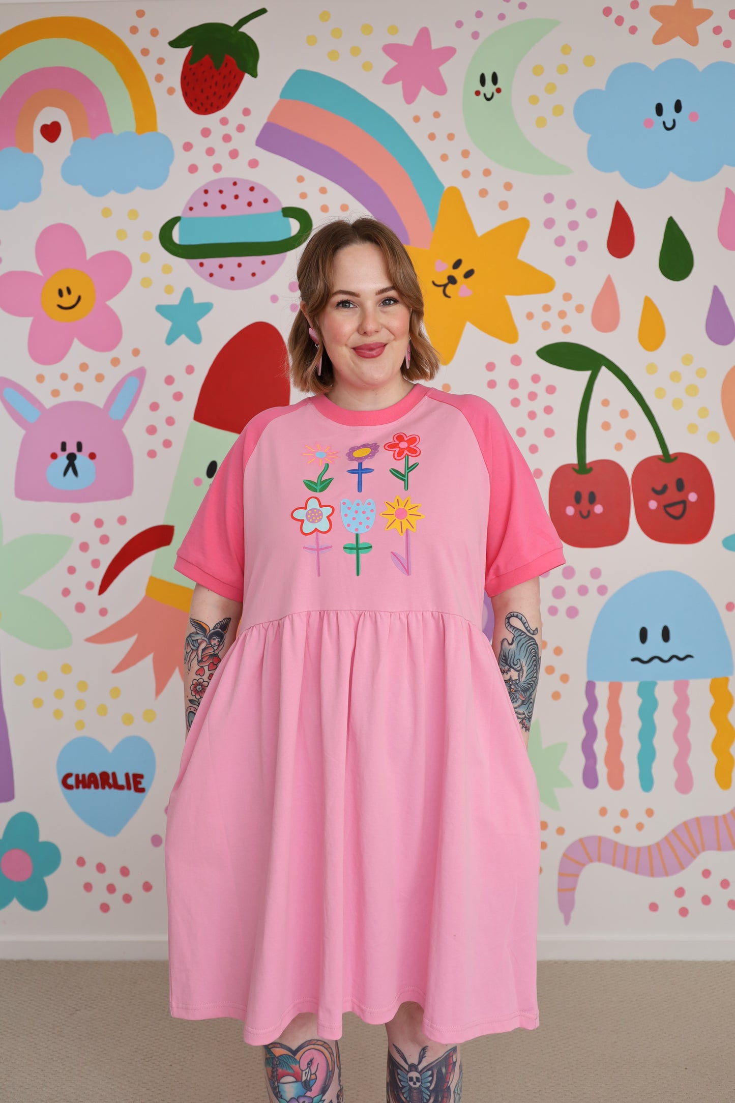 Cottage garden raglan dress (RESTOCKING SOON)