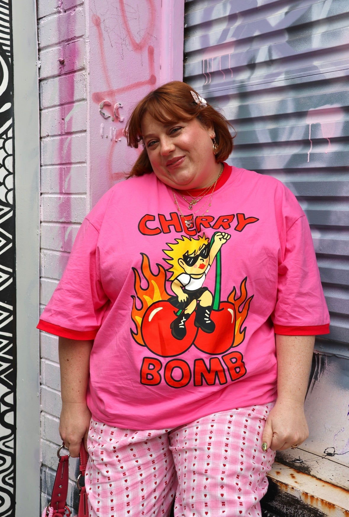 Cherry bomb tee🍒 (ALMOST GONE)