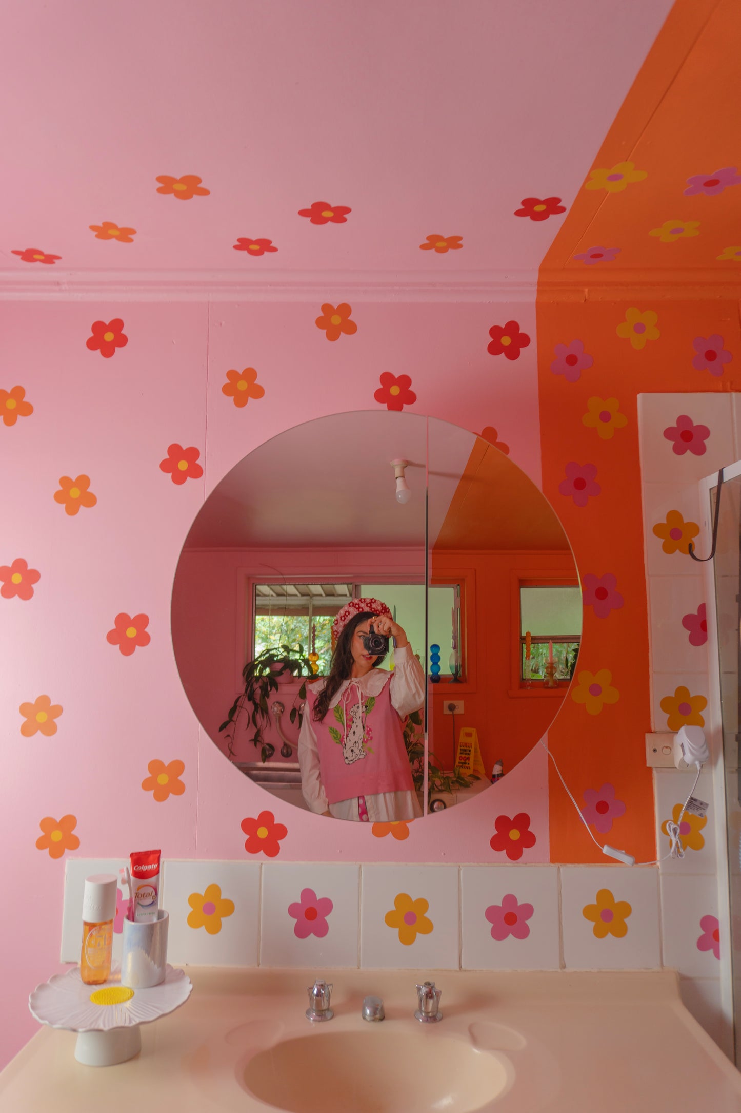 Ditsy flower decals
