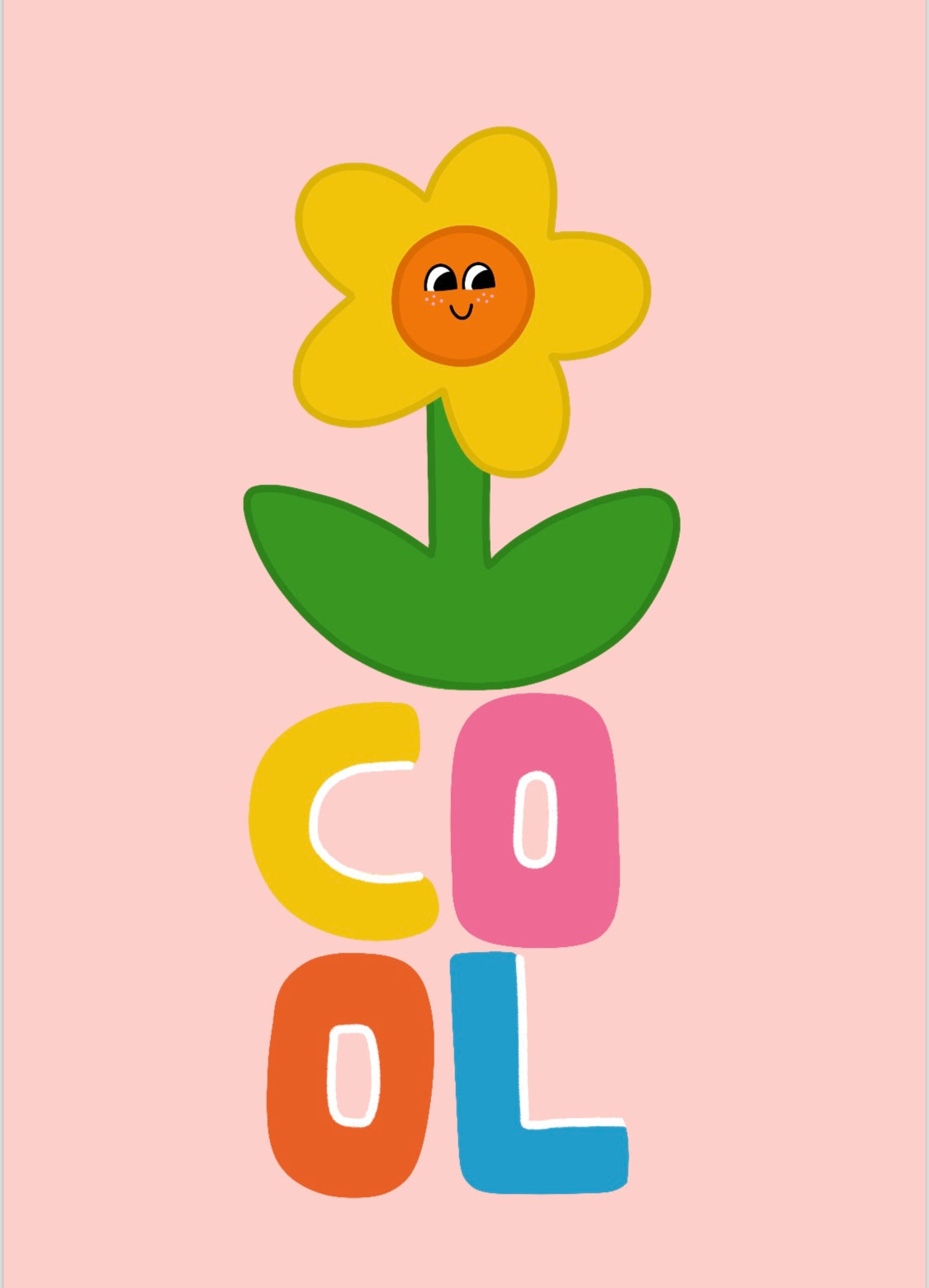 Cool flower poster