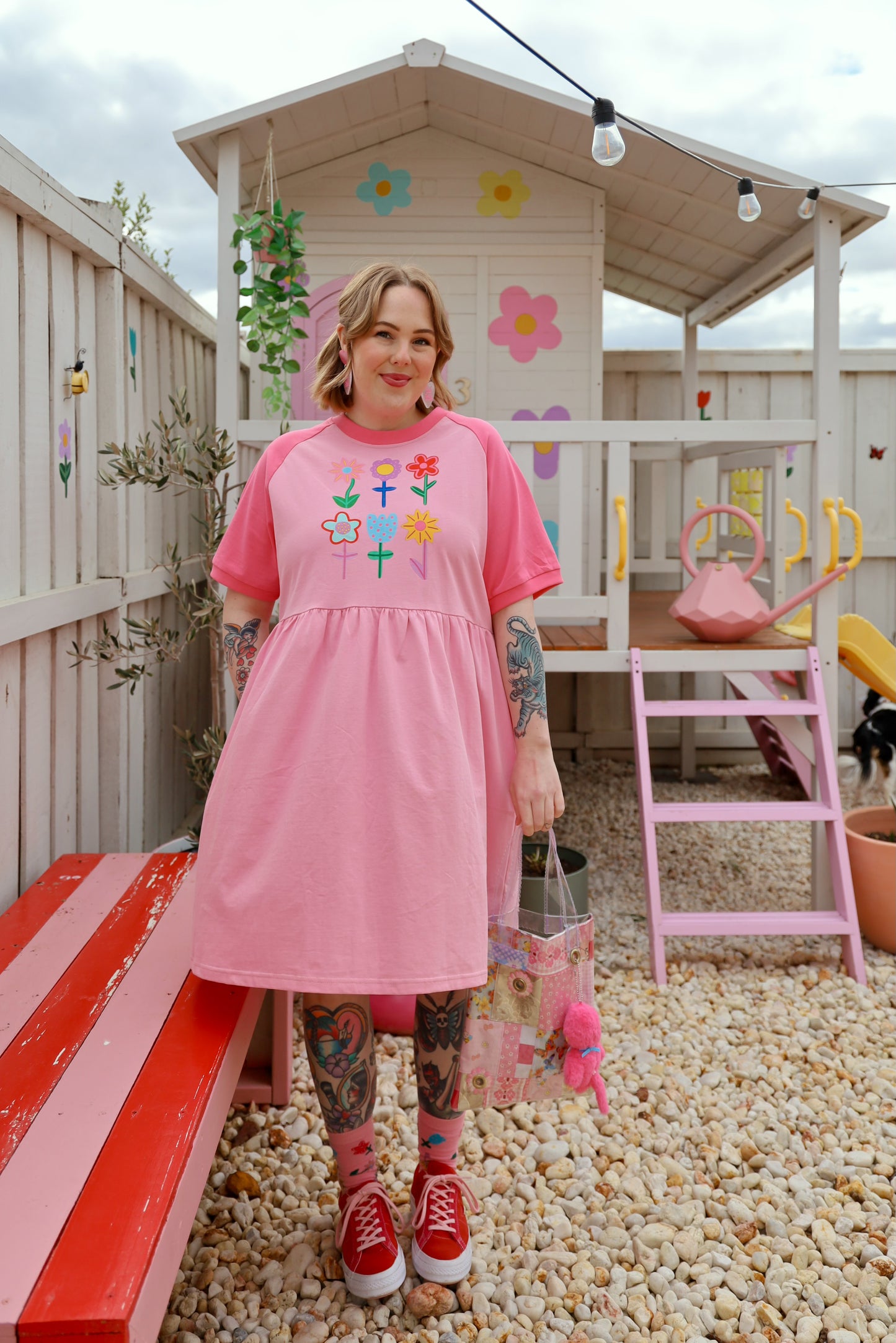 Cottage garden raglan dress (RESTOCKING SOON)