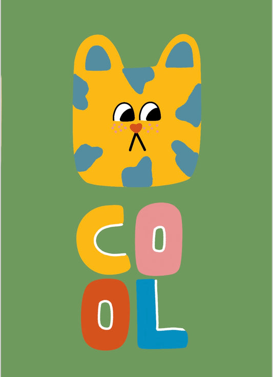 Cool cat poster