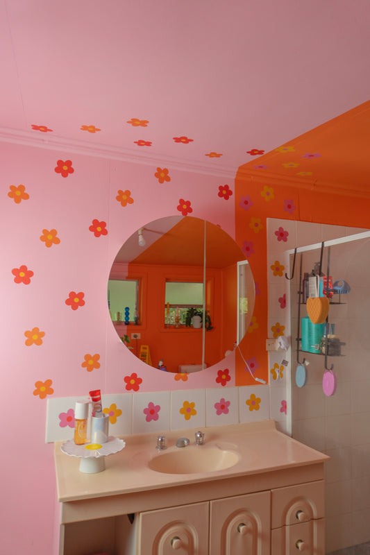 Ditsy flower decals