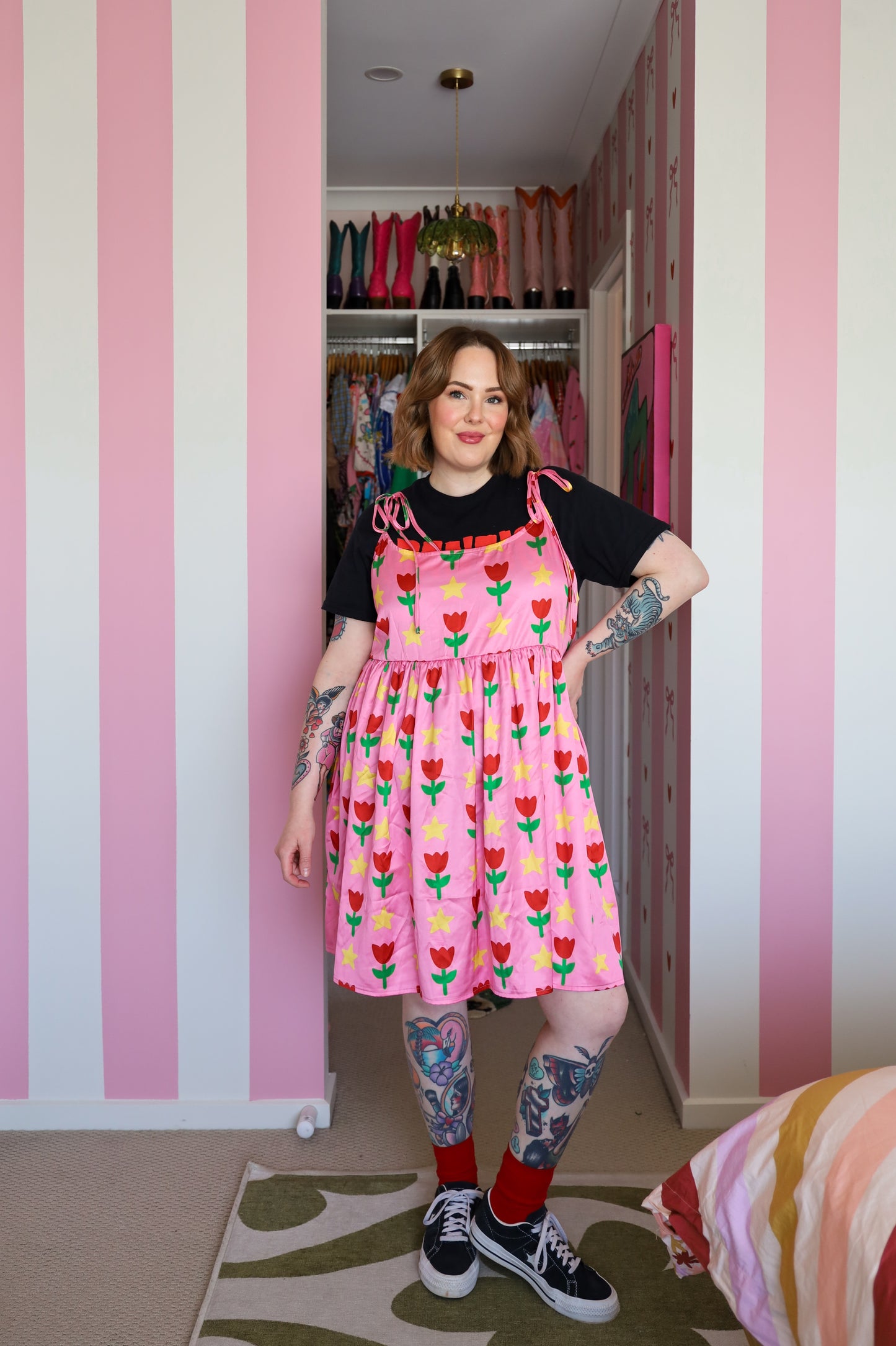 Tulip slip dress