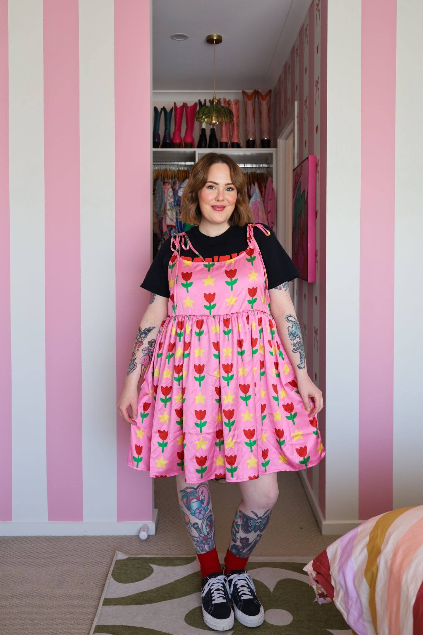 Tulip slip dress