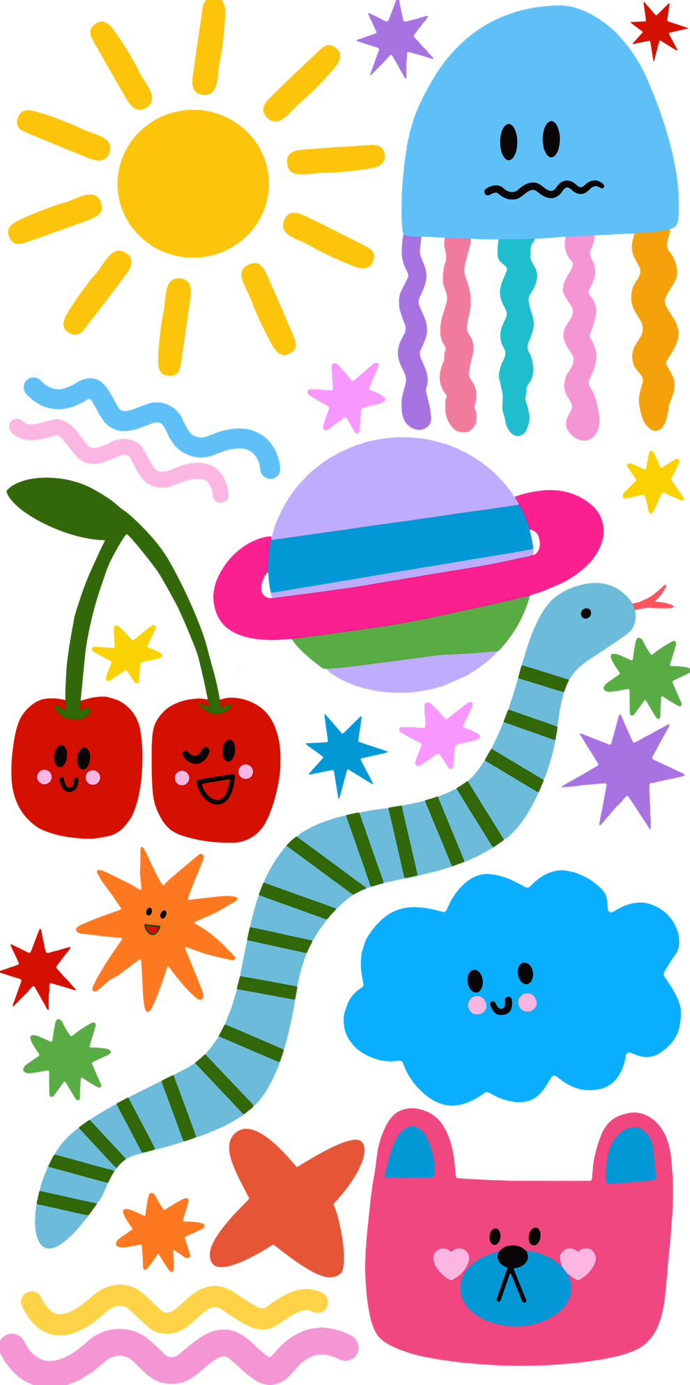 Sticker book decals – Cass Danson