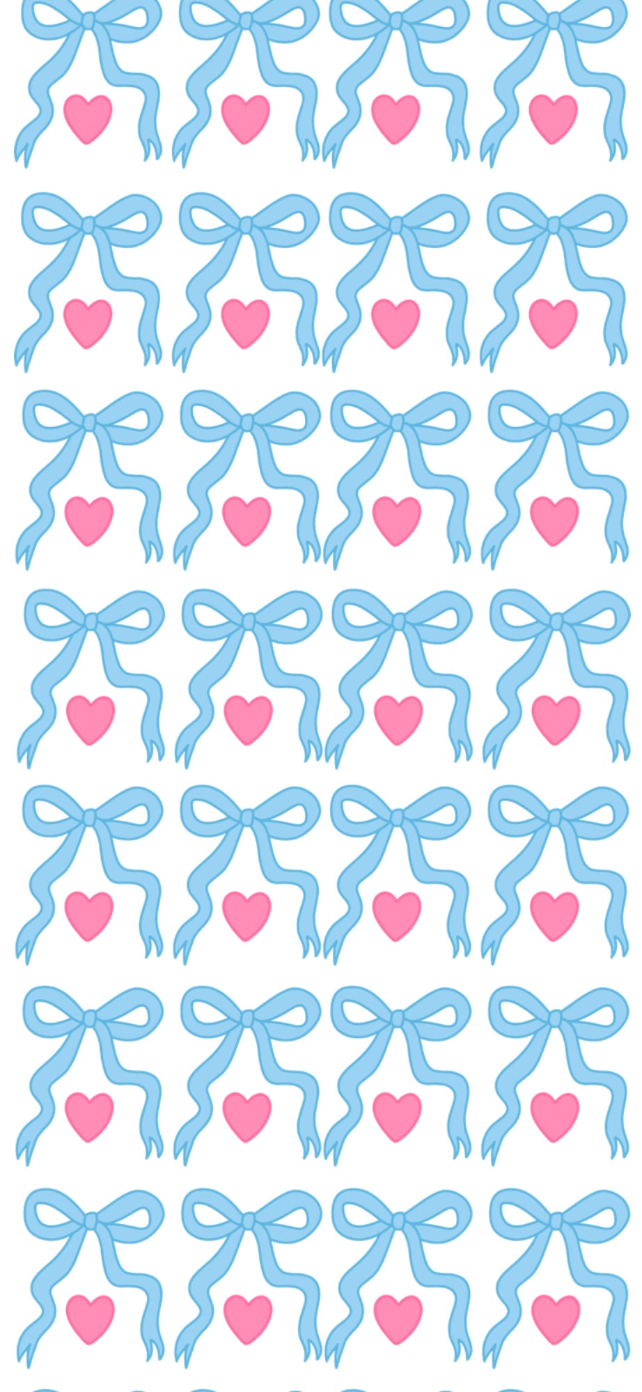 Bows and hearts decals (more options)