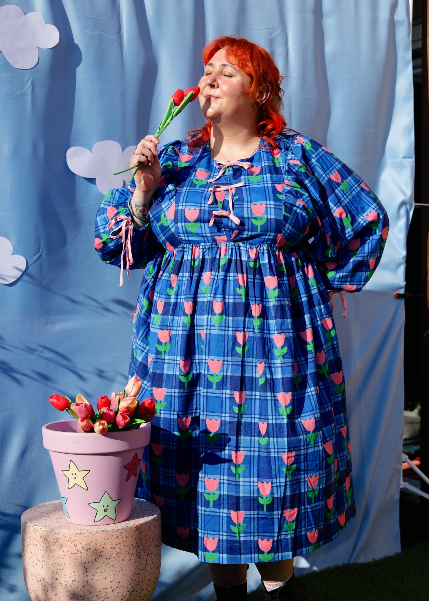 Tartan Tulip Dress