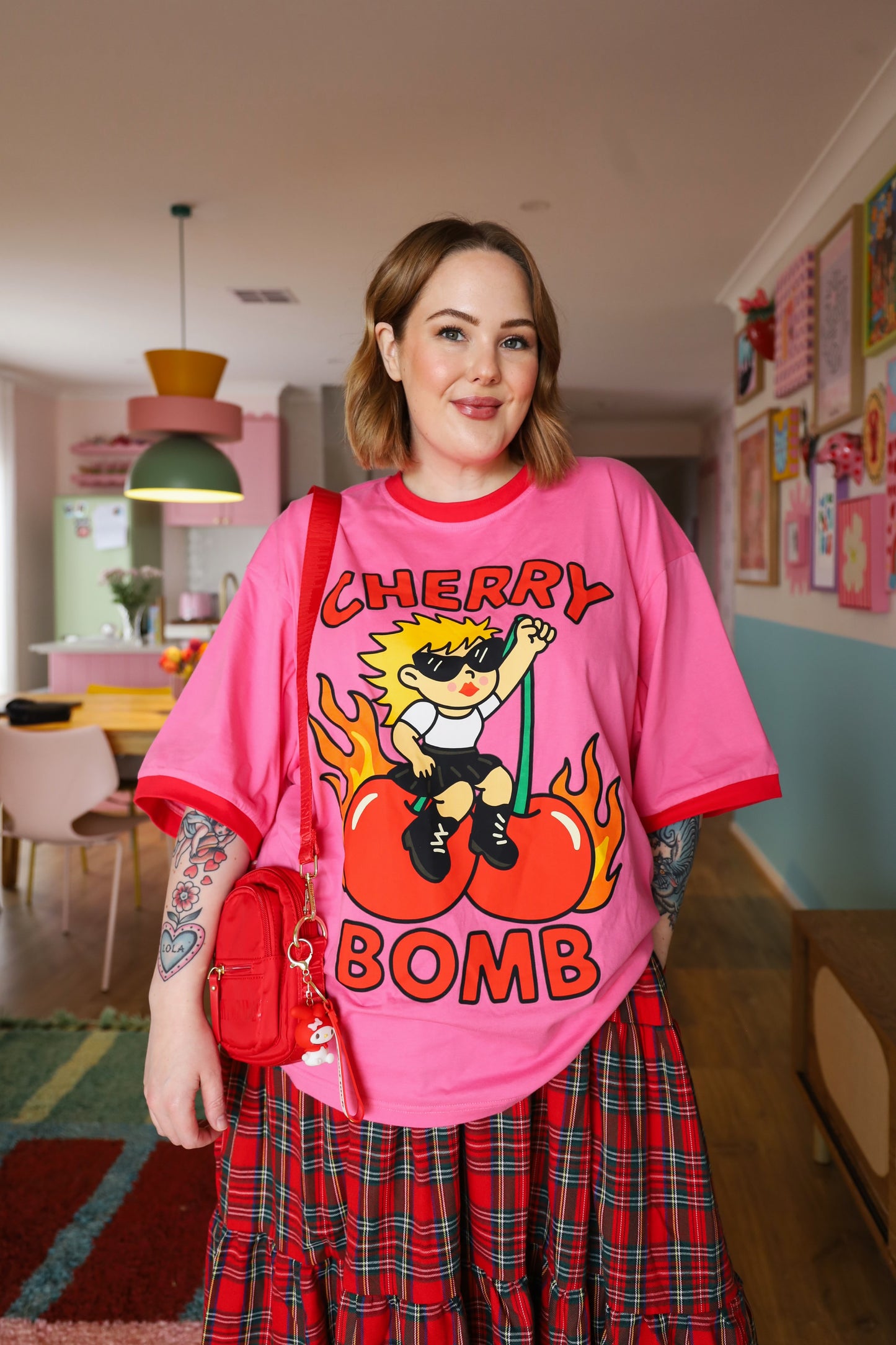 Cherry bomb tee🍒 (ALMOST GONE)
