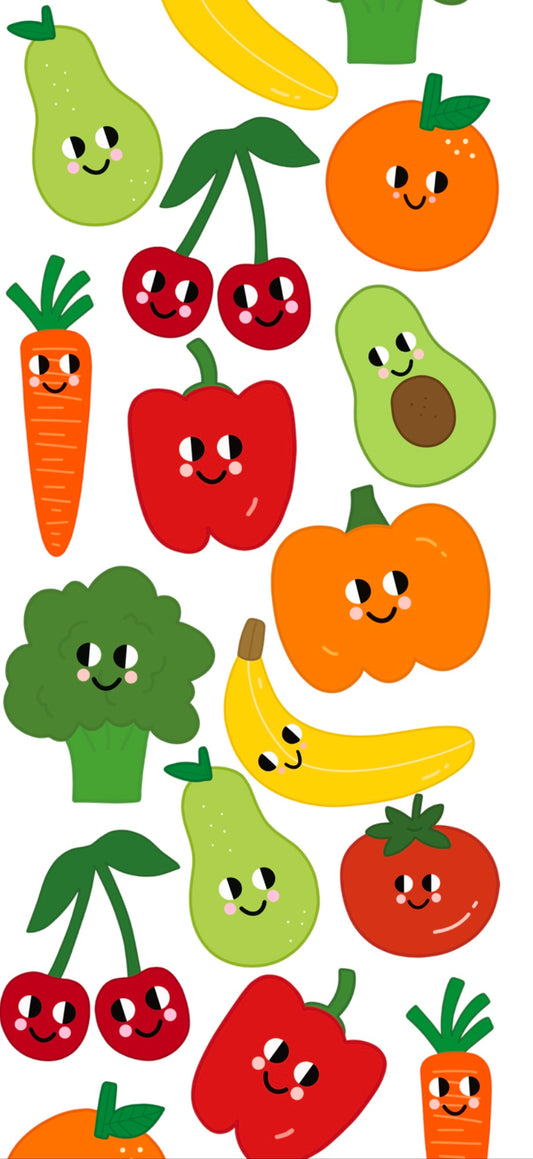 Fruits And Veggie's Decals