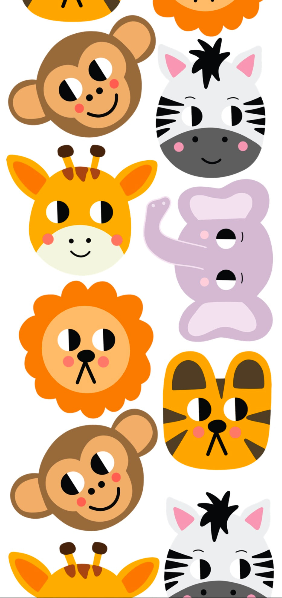 Safari Animal Decals