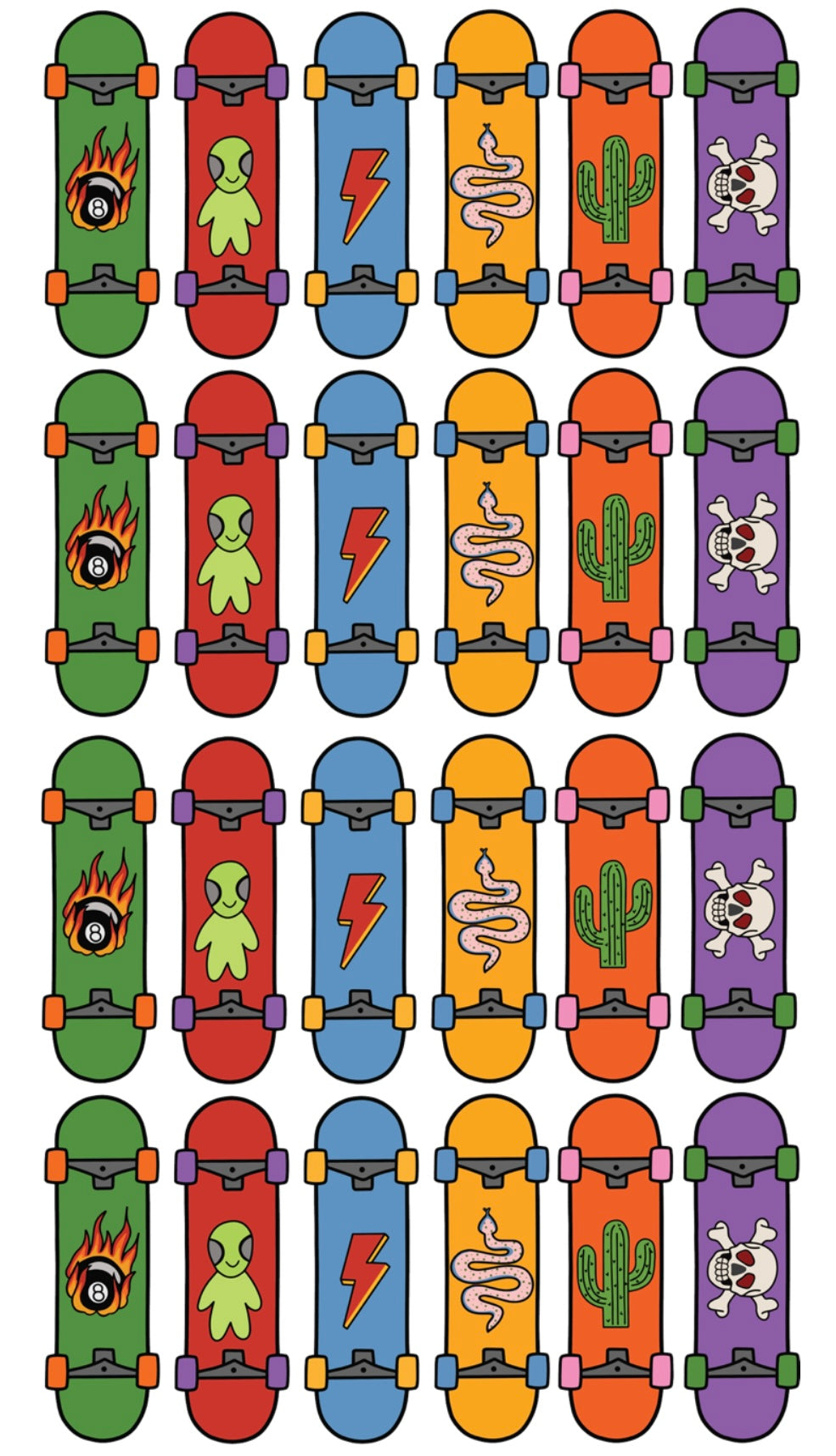 Skate Deck Decals