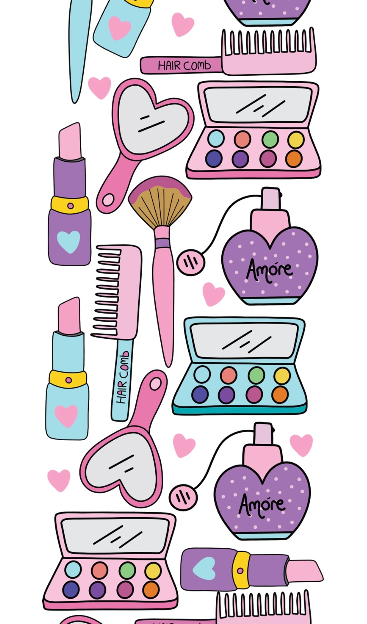 90s Makeup Decals