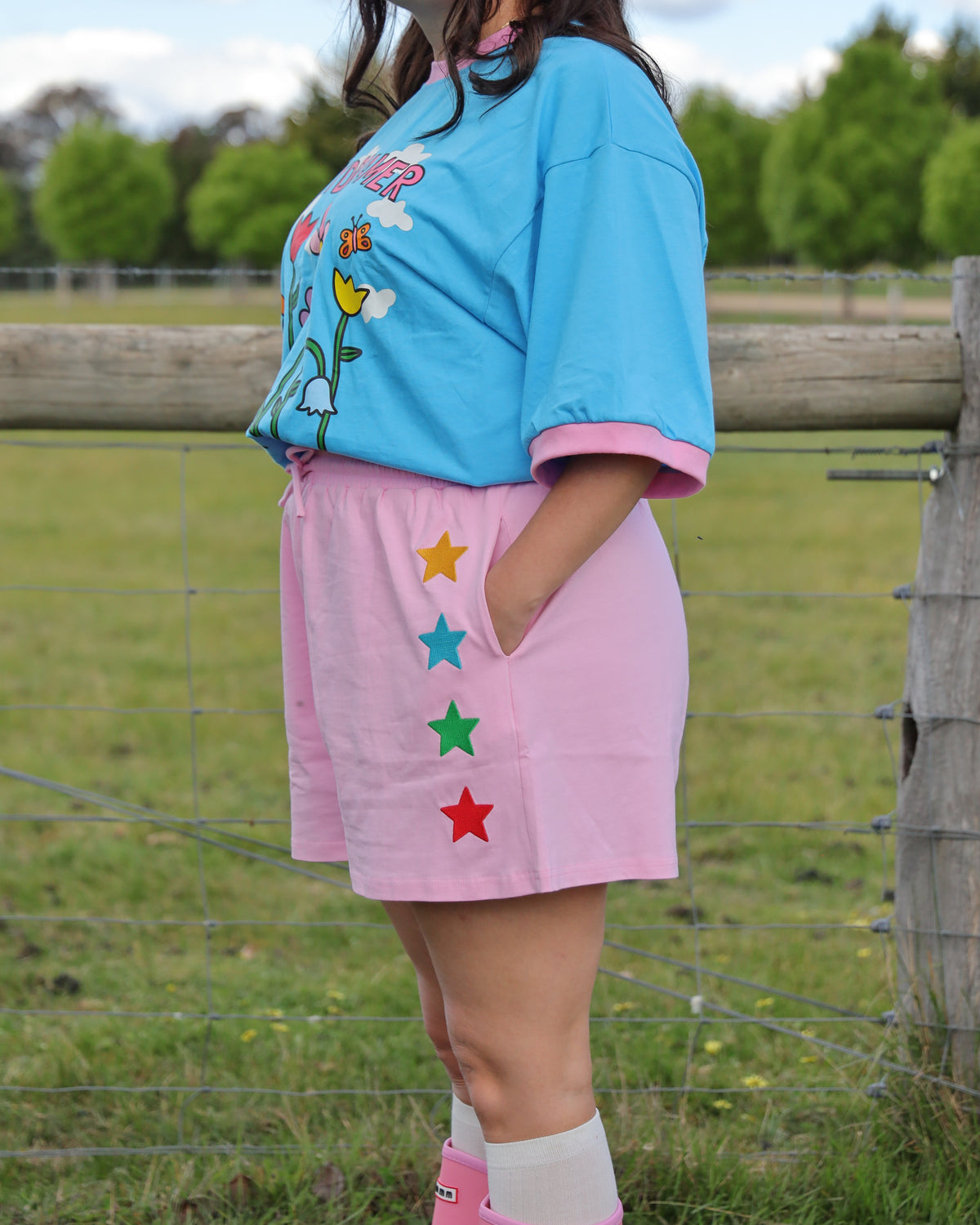 Rainbow Star Shorts
