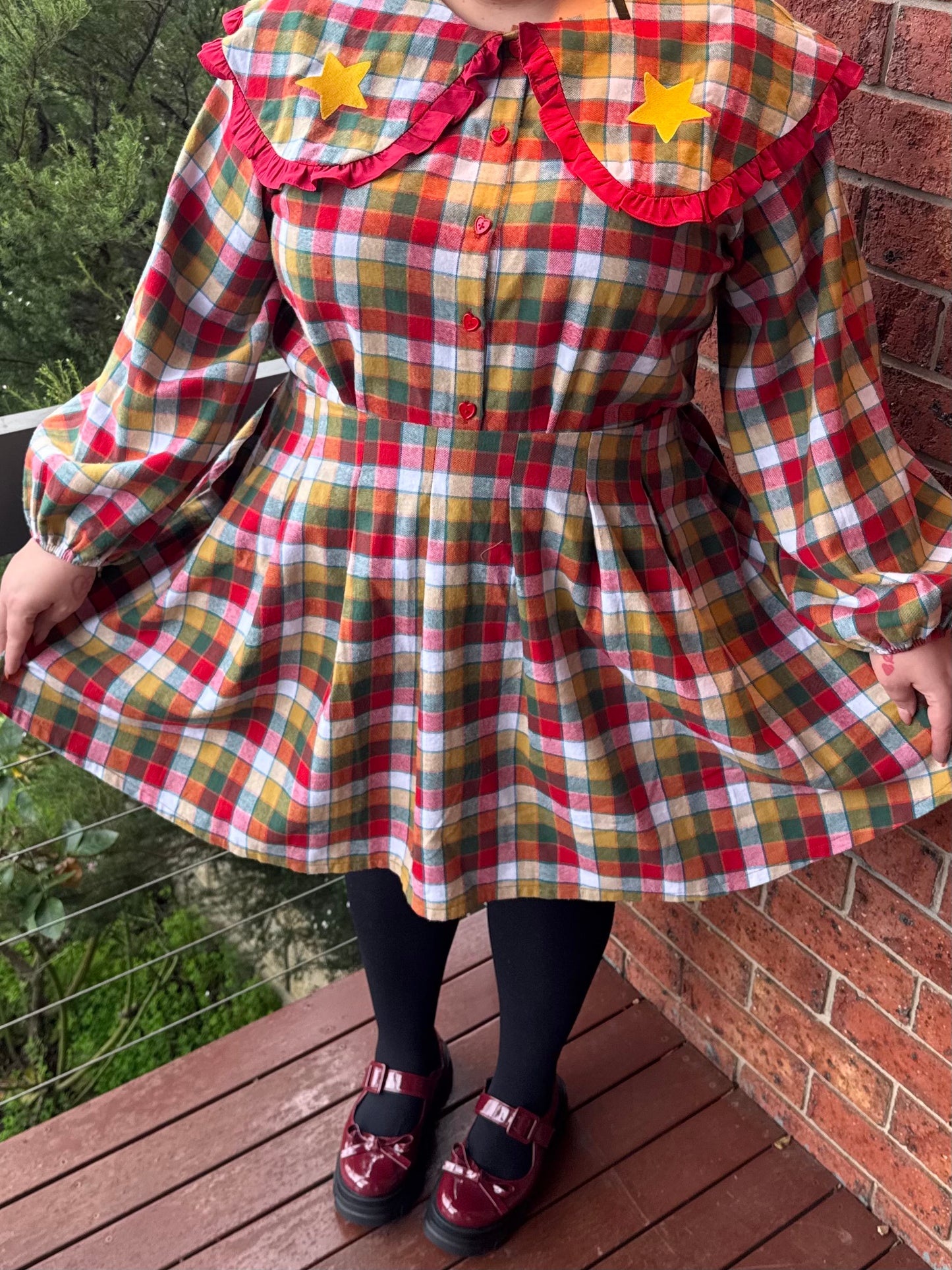Tartan skirt sample 3XL