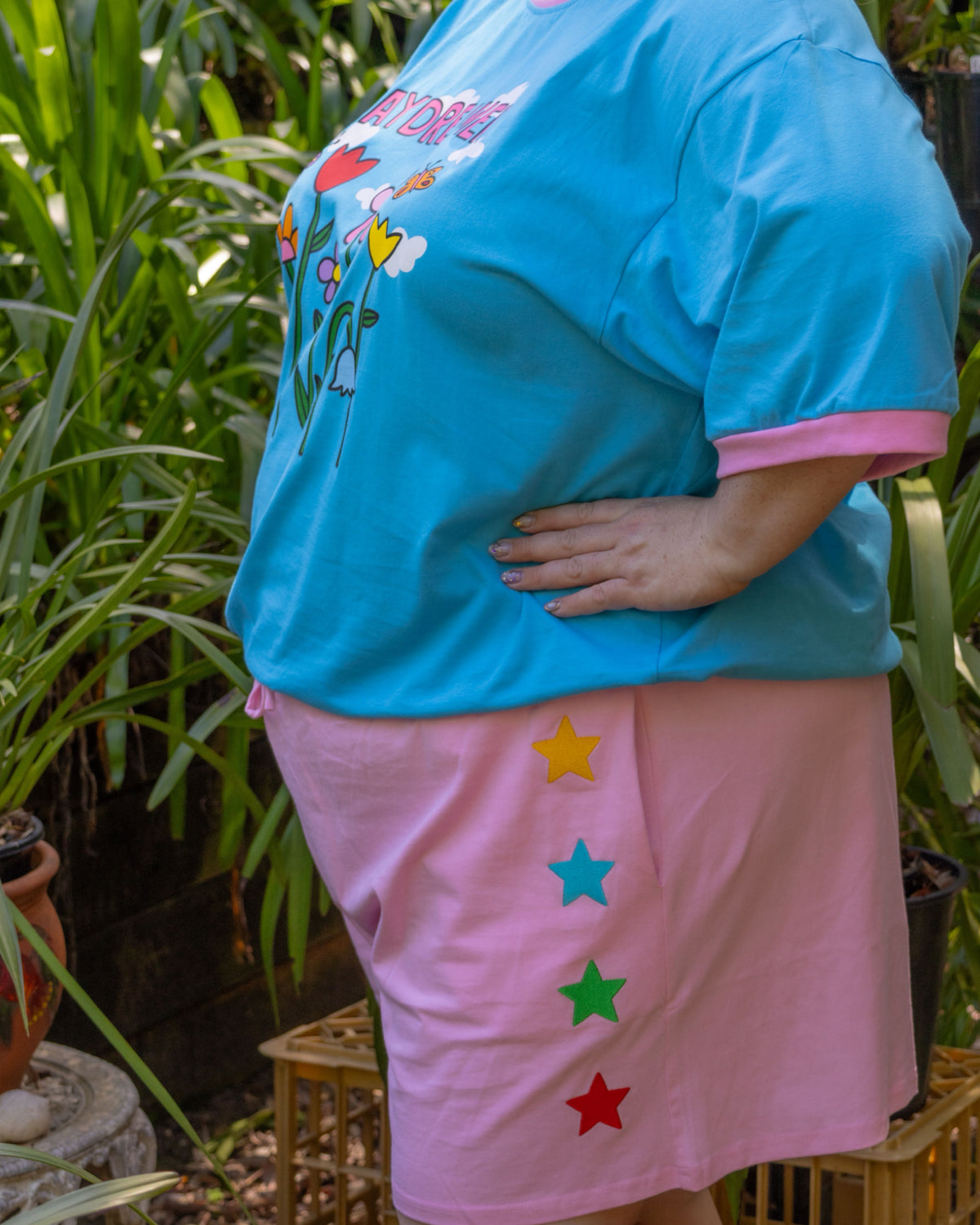 Rainbow Star Shorts